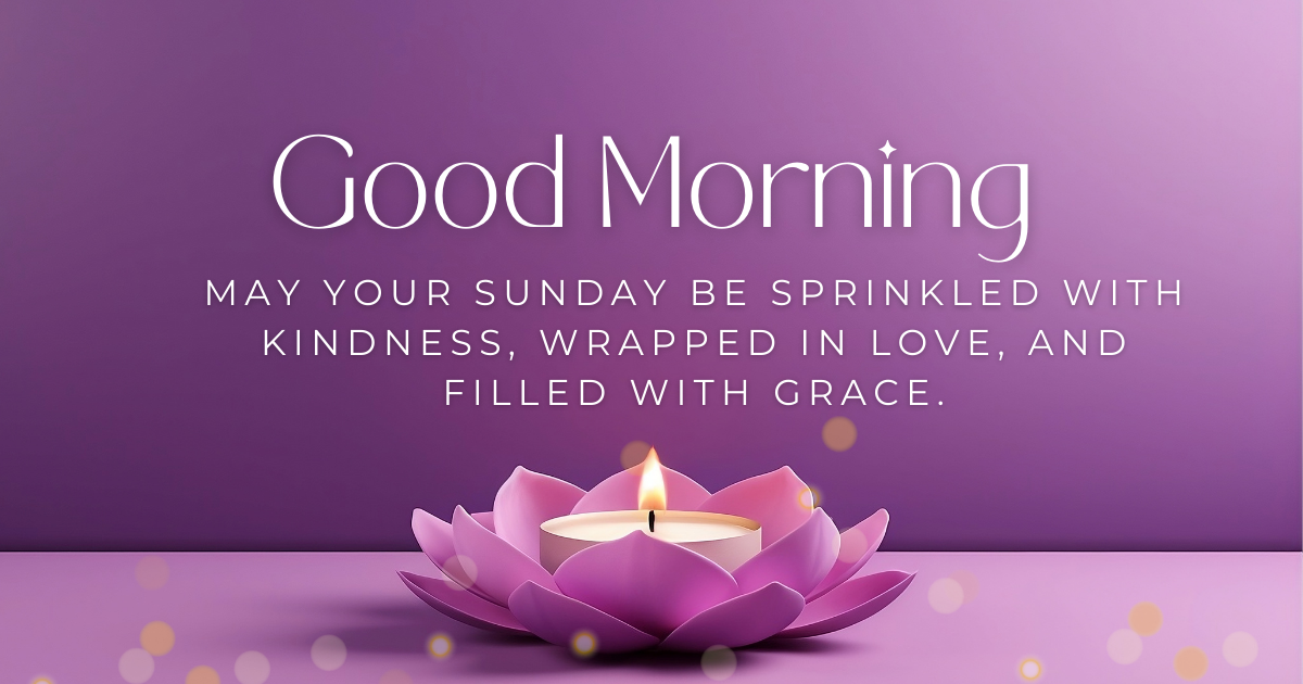 Good Morning Sunday Blessings